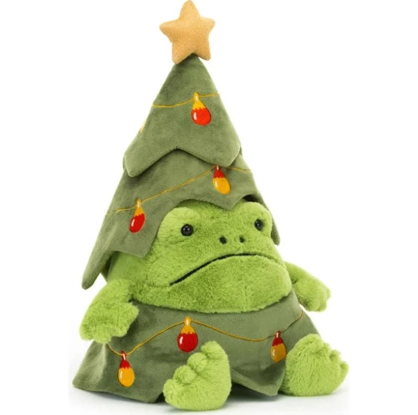 Jellycat Christmas Tree Ricky Rain Frog