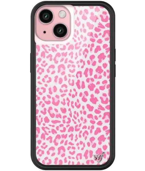 Wildflower Pink Meow iPhone Case