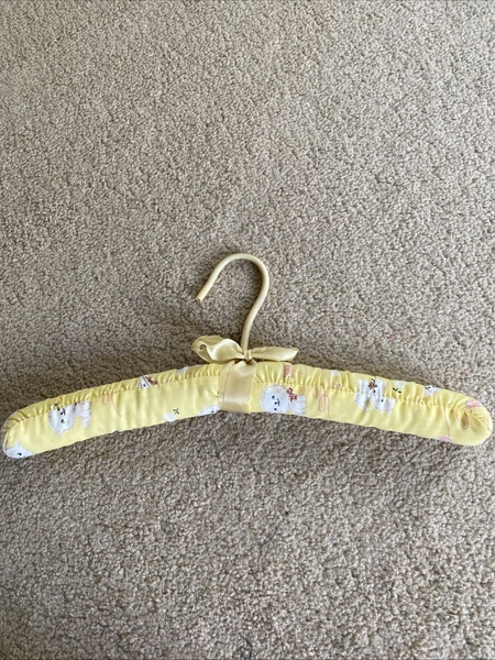 1980s Child’s Padded Coat Hanger Vintage Retro