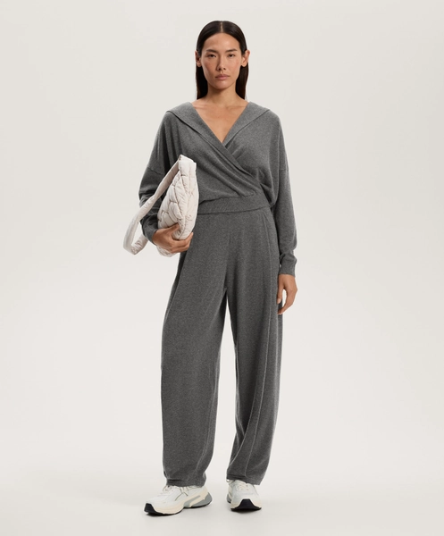 Pantalon long cocoon en maille