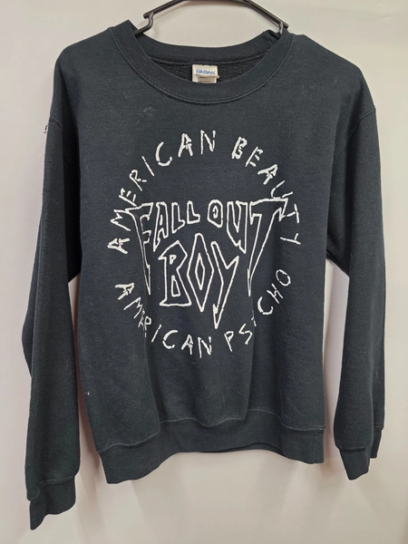 Fall Out Boy American Beauty Psycho Size S Emo Crewneck Sweatshirt Music Punk