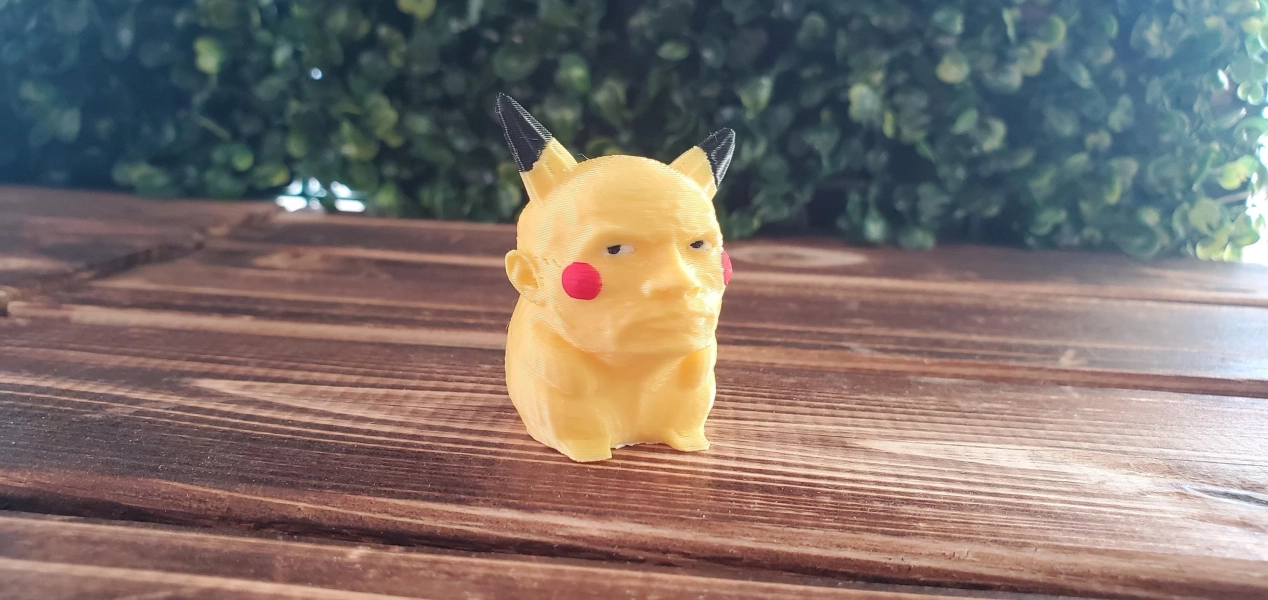 The "Rockachu" Pikachu x The Rock 3D Printed Figure