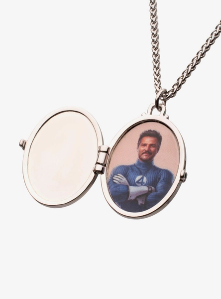 Marvel The Fantastic Four: First Steps Mister Fantastic Rhinestone Locket Necklace