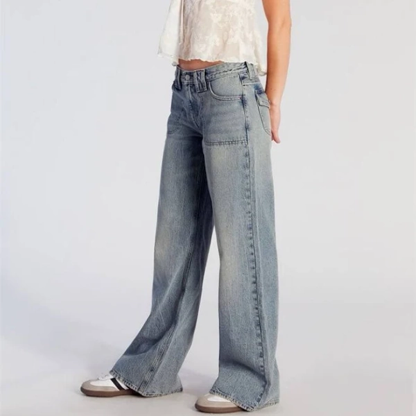 Lena Low Rise Super Baggy Jeans