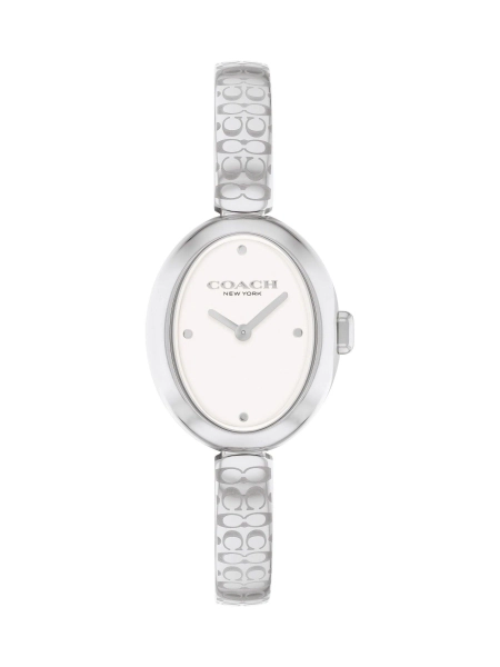 COACH Silver Tone Ladies Sammy 22mm Oval Watch