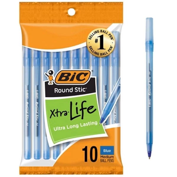 Blue pens 
