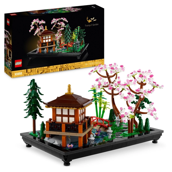LEGO Icons 10315 Garten der Stille, Modellbau f&uuml;r Frauen und M&auml;nner