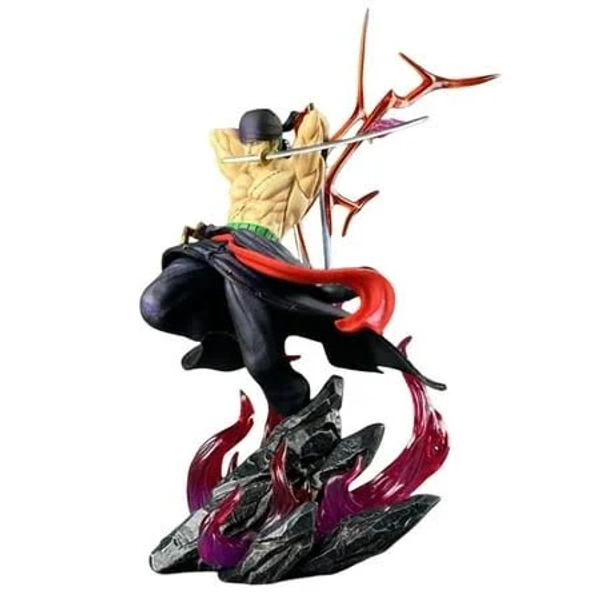Njube Anime Character Drawing a blade Roronoa Zoro Figure Doll PVC Model Collection Desktop Decoration Statues Anime Gift Best Gift Toys, Other