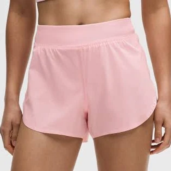 lululemon Fast & Free Shorts | Women's High-Rise Classic-Fit Split Short 3" | Size M | Pink