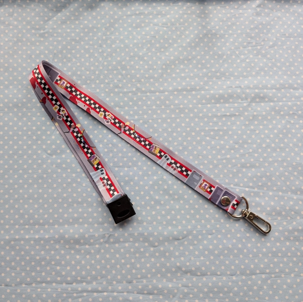 Five Nights at Freddys Lanyard 20mm FNAF 1 movie Safety clasp