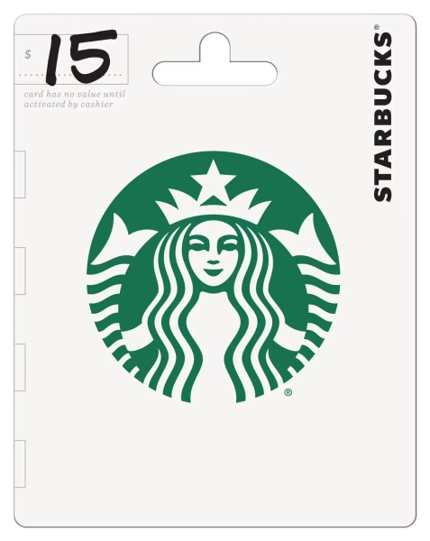 Starbucks $15 Gift Card