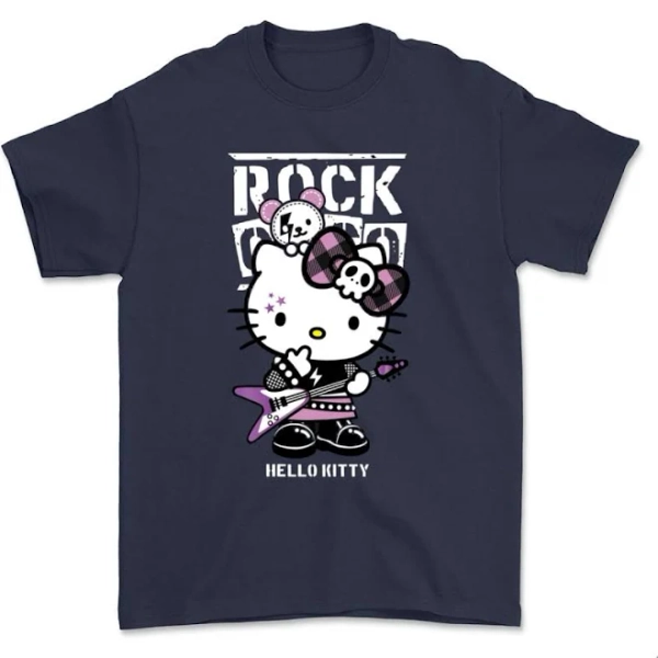 H.E.L.L.O K.i.t.t.y Rock T-