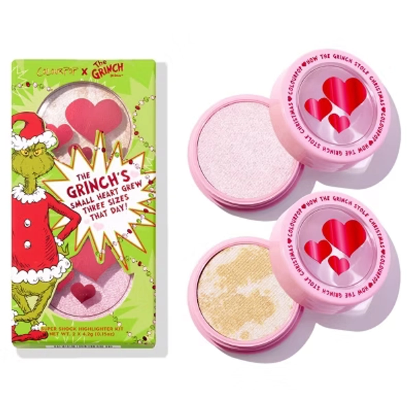 ColourPop x How the Grinch Stole Christmas Super Shock Highlighter Duo - Change of Heart - 0.21oz