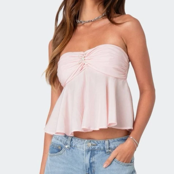 Edikted Women's Starfish Strapless Top