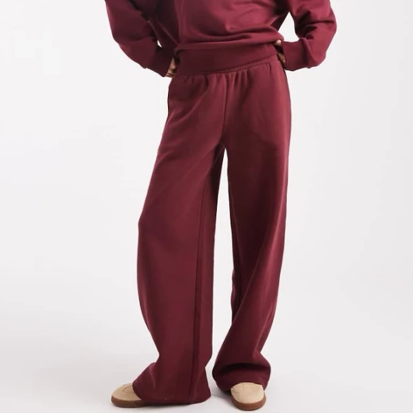 ASOS Wide Leg Brushback Sweatpants