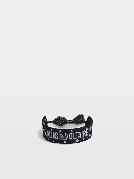 Schwarzes Damen Armband mit Sternen | Zadig&Voltaire