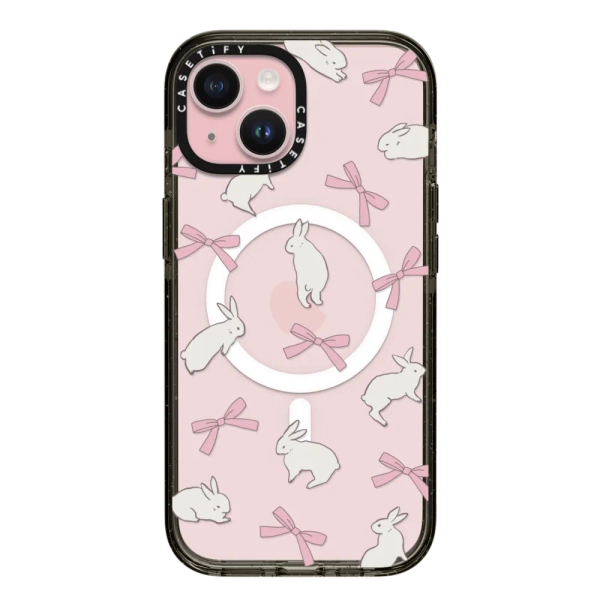 Impact iPhone 15 Case MagSafe Compatible - Rabbit Ribbon