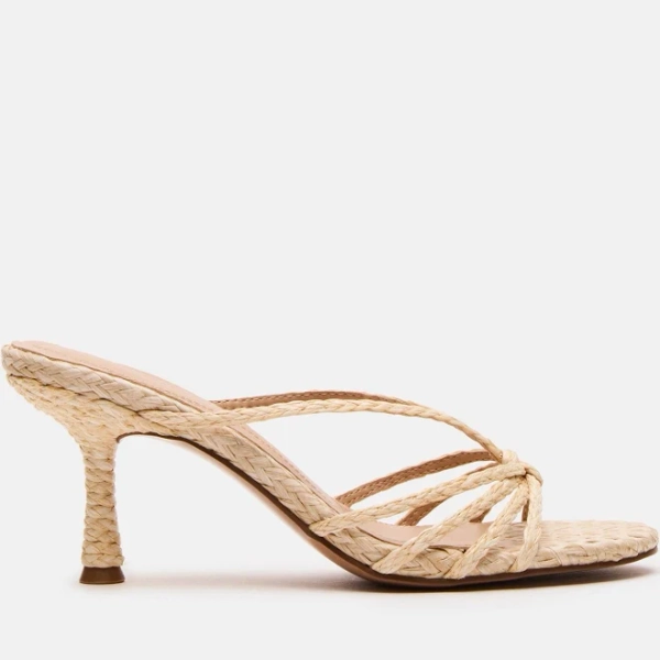 Steve Madden Women's Edna Raffia Strappy Heels