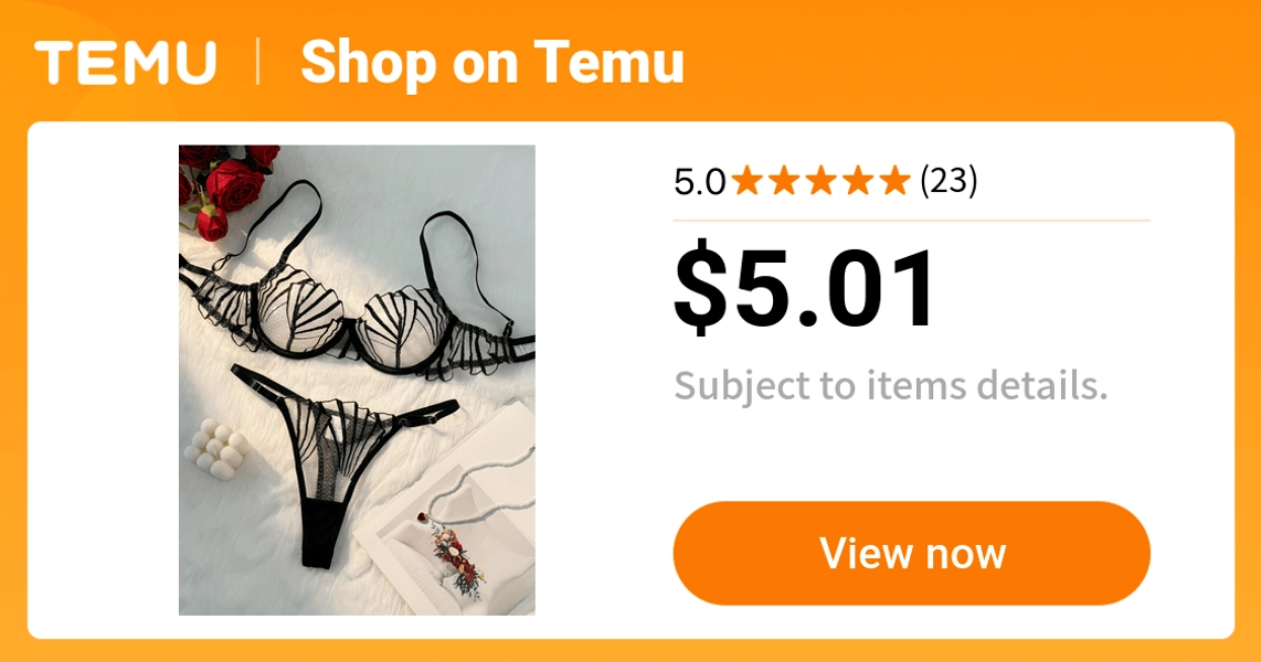 high end elegant     panty set solid embroidered - Temu