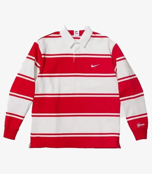 Supreme x Nike Rugby Red Stripe Shirt