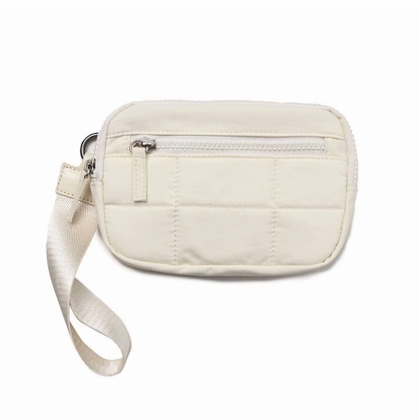 weibbin Wristlet Wallets for Women, Quilted Nylon Wallet with Zipper Pouches, Card Holder & Phone Organizer