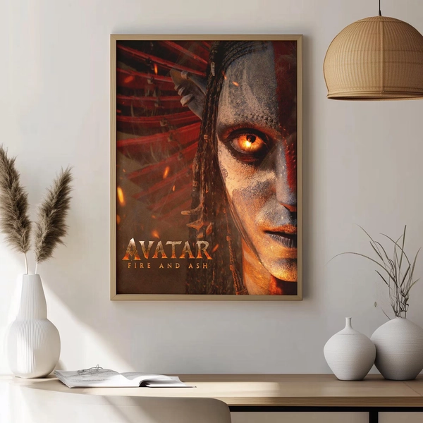 Avatar Fire And Ash Poster Gift, Disney Avatar 3 Poster Decoration, Fire And Ash Gifts, Poster For Avatar Fans, Avatar Movie Lovers Merch