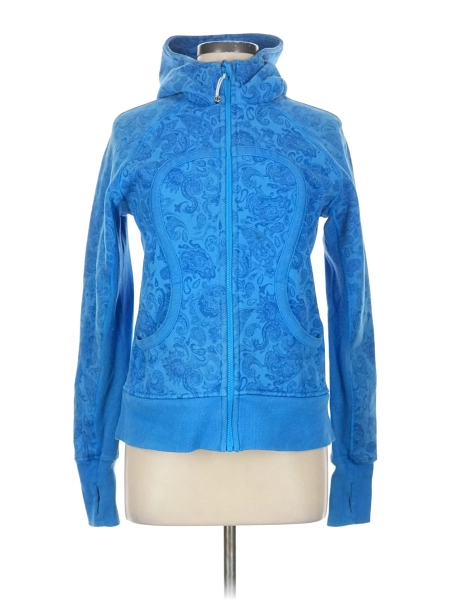 Lululemon Athletica Blue Zip Up Hoodie Size 10