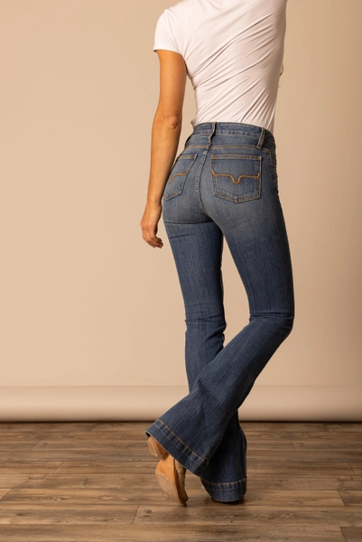 Jennifer Mid-Wash | Women's High Rise Jean | Kimes Ranch