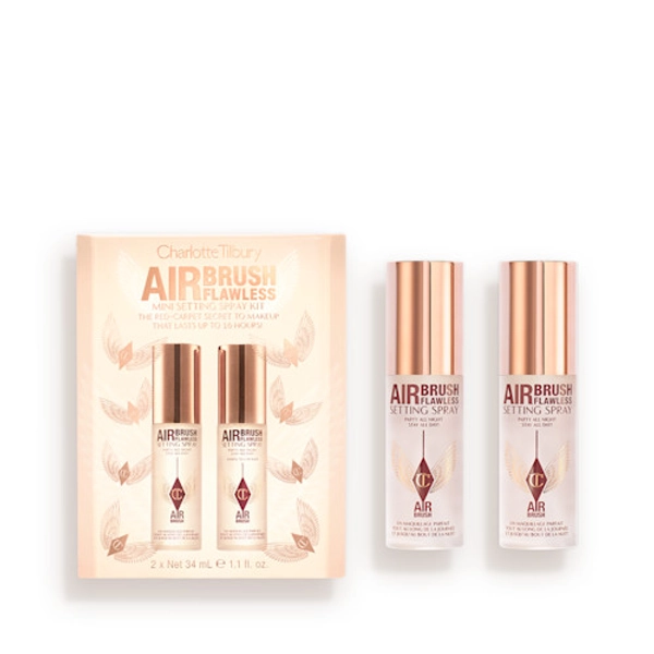 AIRBRUSH FLAWLESS  MINI SETTING SPRAY KIT - TRAVEL SIZE FACE KIT