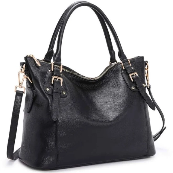 Kattee Genuine Leather Tote Shoulder Bag