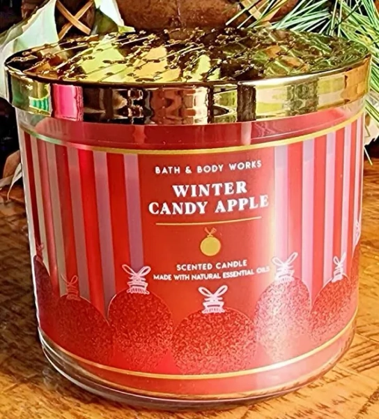 Bath & Body Works Winter Candy Apple 3-Wick Candle