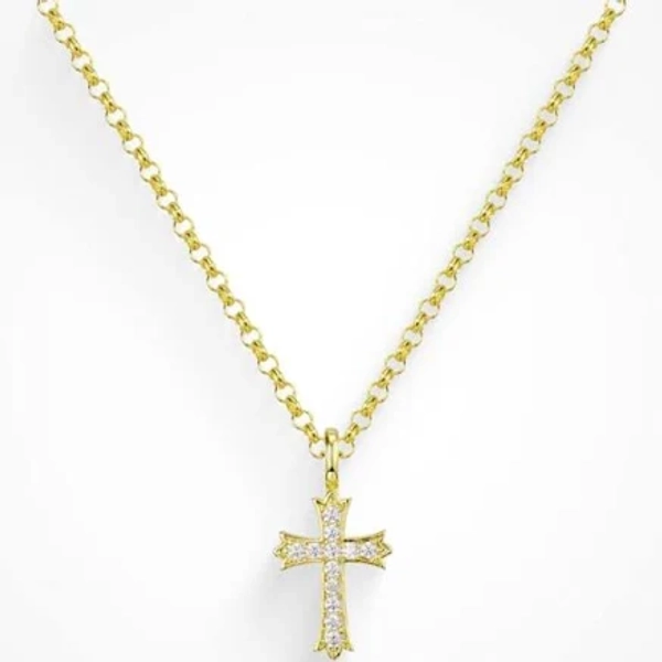 Evry Jewels Gold or Silver Plated Women's Hypoallergenic Divine Necklace_2862