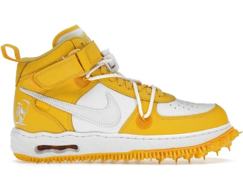 Nike Air Force 1 Mid SP Off-White Varsity Maize Men's