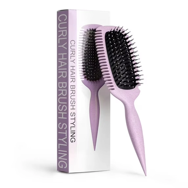 Candy Brush Curl Defining Hair Brush for Effortlessly Detangling Shaping and Styling Curls, Curl Brushes with EdgeLift for All Wet or Dry Hair Types for Women and Girl, Reduce Pulling and Frizzing