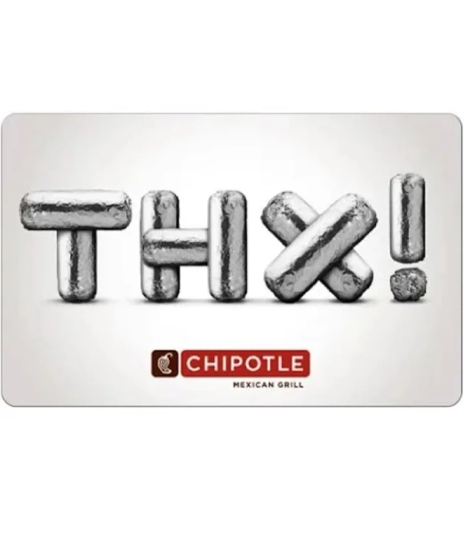 Chipotle gift card