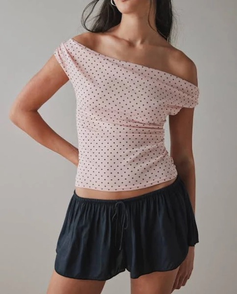 UO Fia Off-The-Shoulder Crop Top