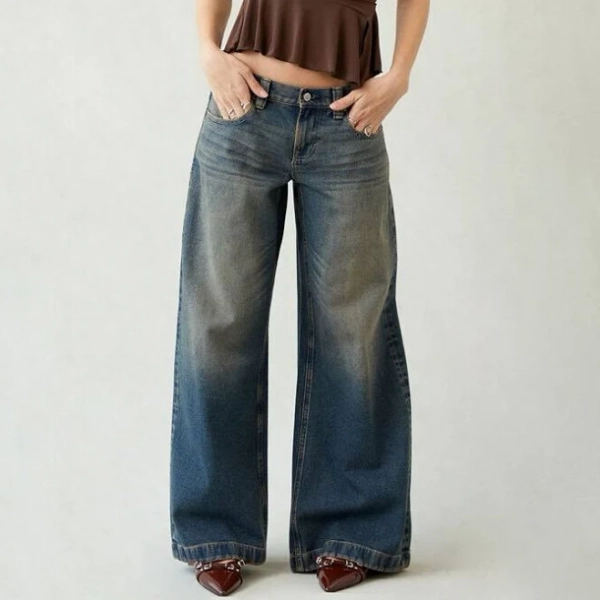 Sloane Women's Low Rise Ultra Baggy Jeans