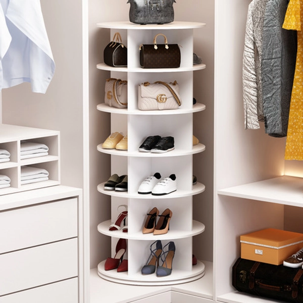 Milly 135cm Rotating Shelving Unit