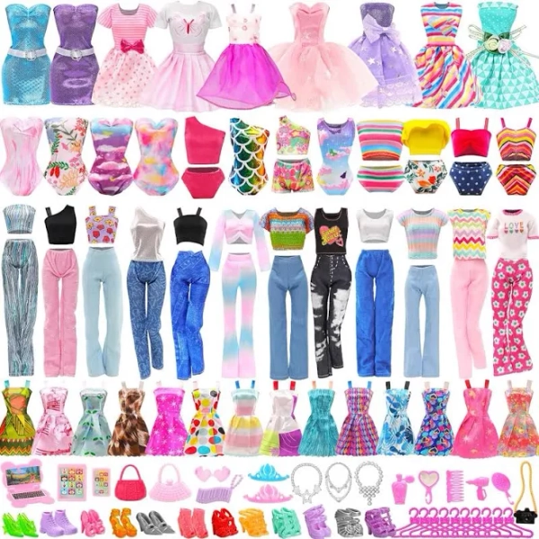 Barbie Fashion Wear Clothing Outfits Dress Up Gown