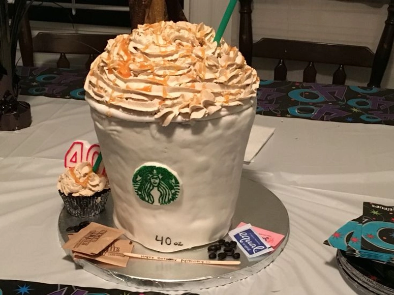 Starbucks Caramel Macchiato Cupcake