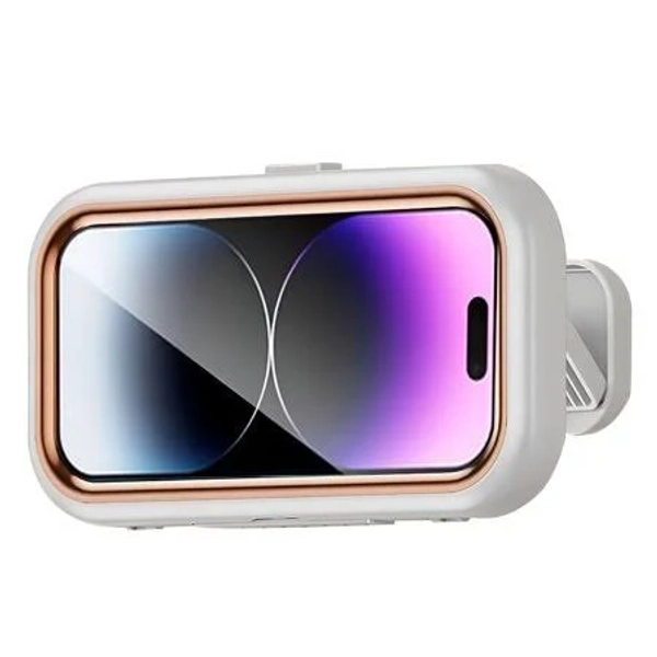 Gjx Shower Phone Holder 360-Degree Rotation Angle Adjustable Waterproof Wall-Mounted Phone Holder Cellphone Case Stand Box