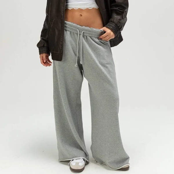 RSQ Womens Low Rise Sweatpants - Heather Gray - Size: X-Small
