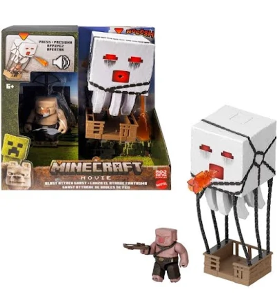 Minecraft Blast Attack Ghast Action Figure Set