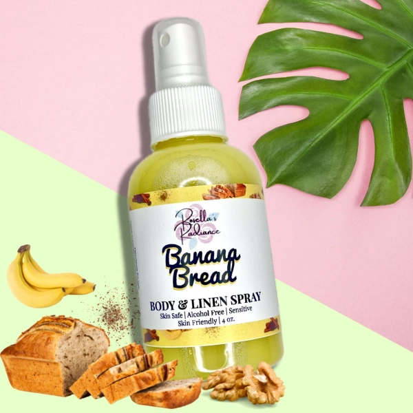 Banana Bread Body & Linen Spray | Bakery | Room Sprays | Perfume | Sweet Scents | Fragrance
