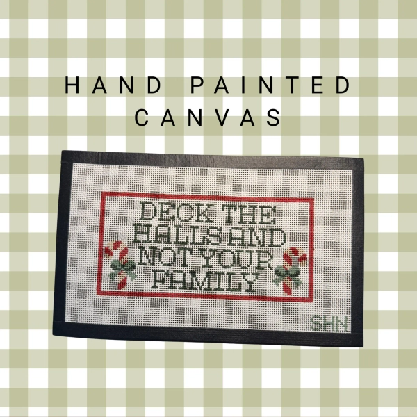 Deck the Halls Needlepoint Canvas