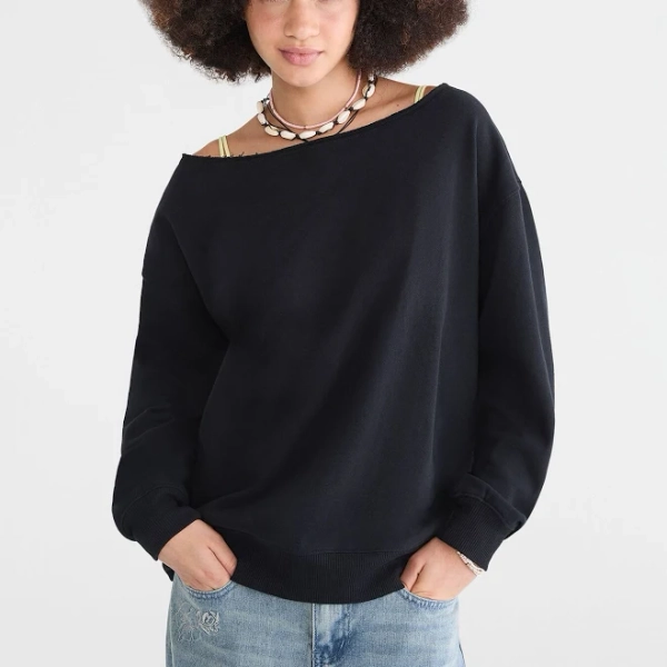 Aeropostale Women's Cloud Soft Oversized Sweatshirt