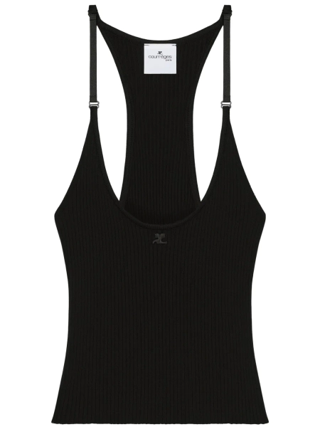 Courrèges débardeur en néoprène | L