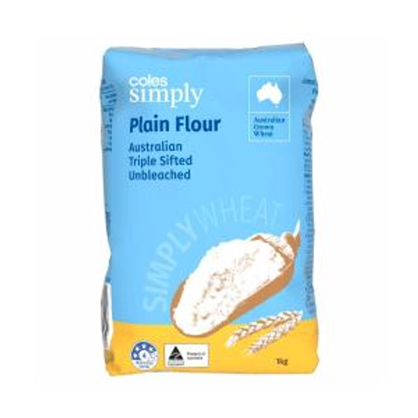 Coles Simply Plain Flour | 1Kg