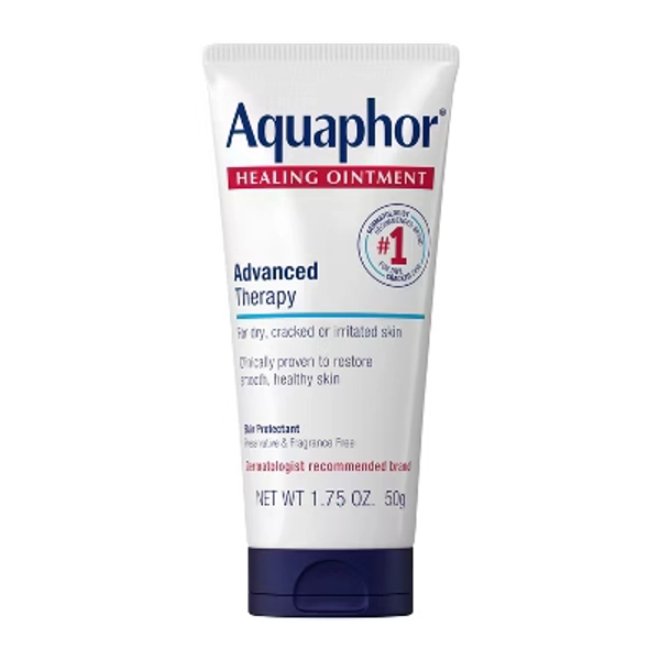 Aquaphor Healing Ointment Skin Protectant and Moisturizer for Dry and Cracked Skin Unscented - 1.75oz: Hand and Body Lotions, Tube, Whole Body Use