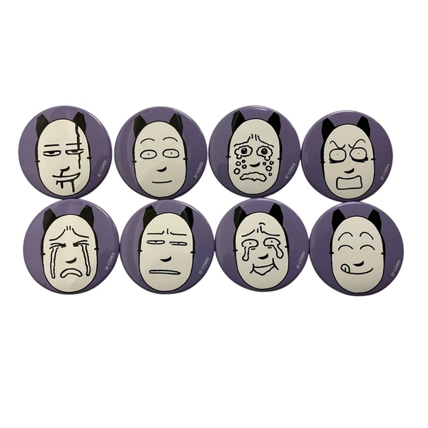 [Official Goods] Popee The Performer Can Badge Beast Mask 8-Piece Set ©Zuiyo・M._